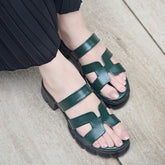Lyra Chunky Slides - Green