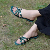 Tiara Slides - Green
