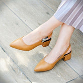 Moria Sling Back Heels - Brown