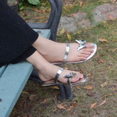 Greta Slides - Silver