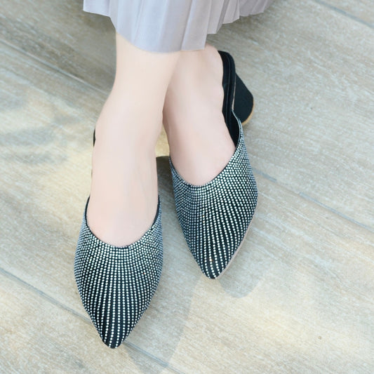 Luster Heels - Black