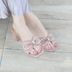Noa Heels - Peach