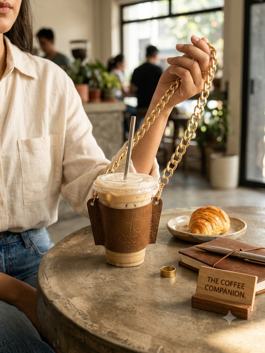 Coffee Bag - Brown Textured