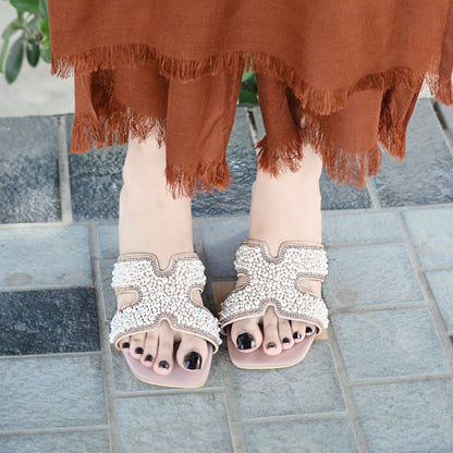 Lucia Block Heels - Peach