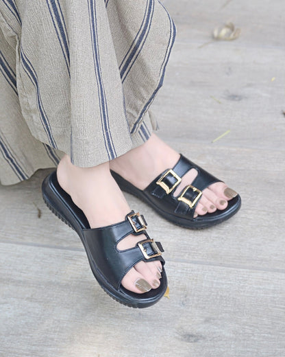 Ferra Chunky Slides - Black