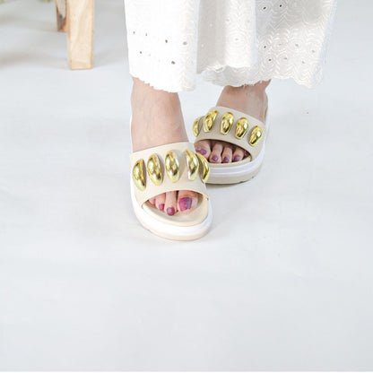 Orla Chunky Platforms - Beige