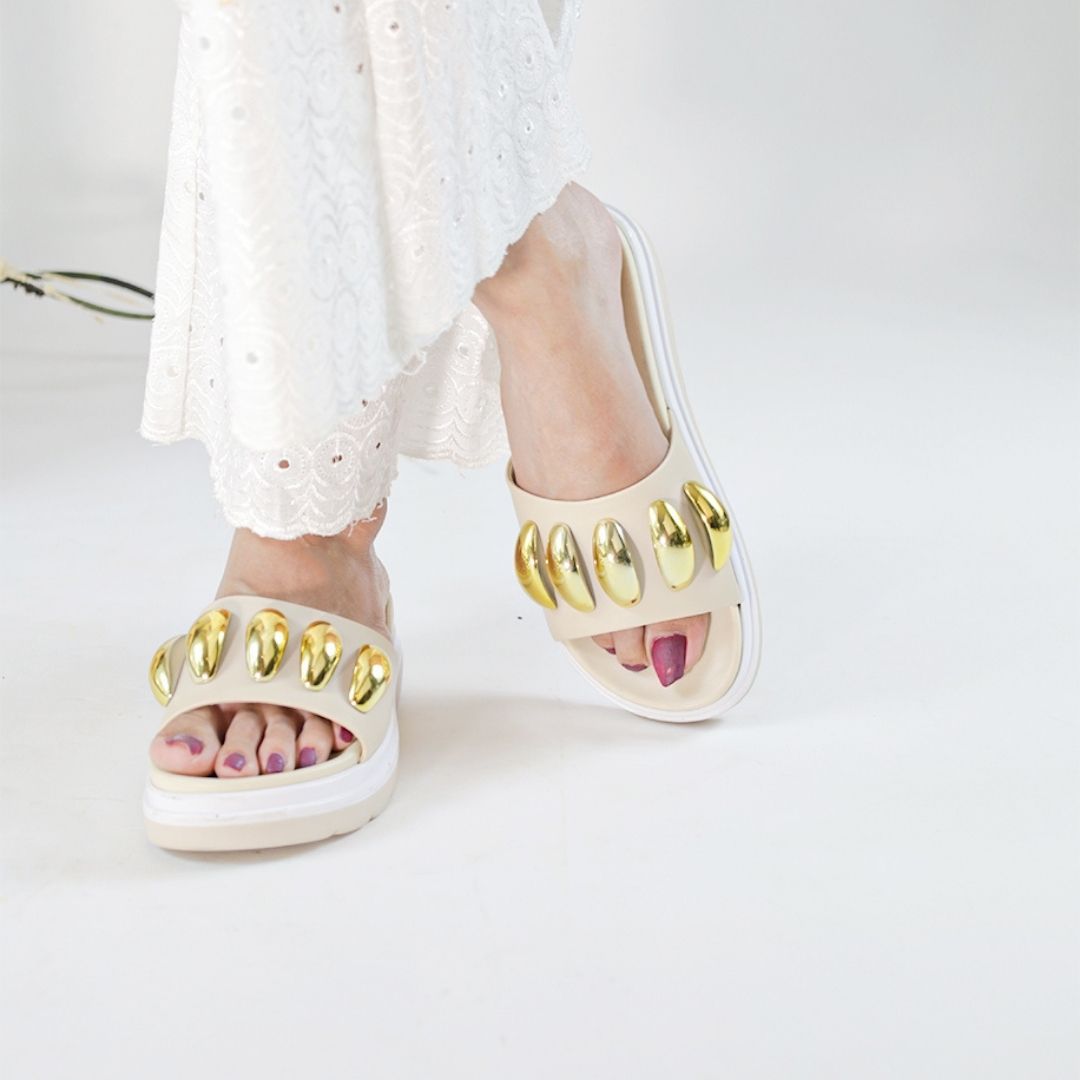 Orla Chunky Platforms - Beige