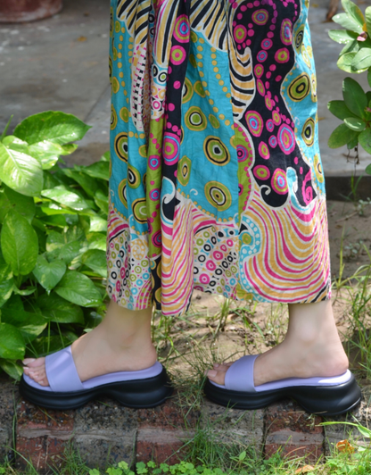 Slipon Chunky Platforms - Purple
