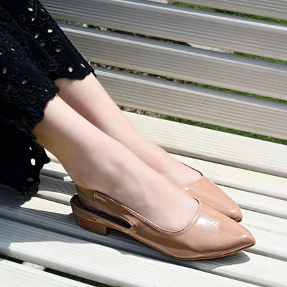 Moria Sling Back Pumps - Beige