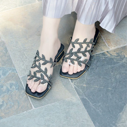 Jemma Slides -  Black