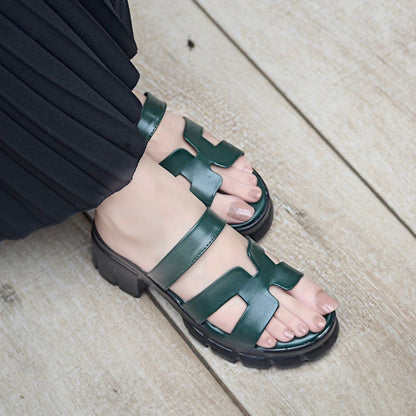 Lyra Chunky Slides - Green