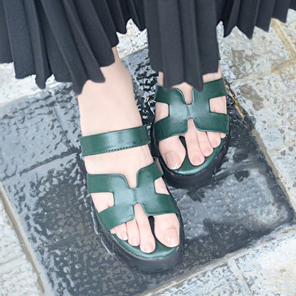 Lyra Chunky Slides - Green