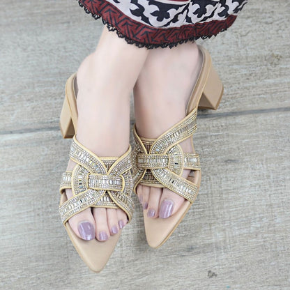 Vaniya Heels - Beige