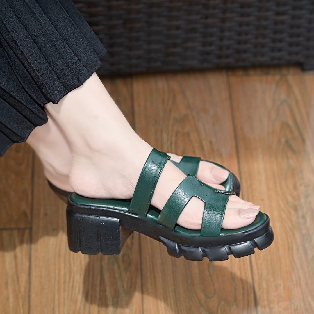 Lyra Chunky Slides - Green