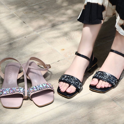 Tisha Sandals -  Black