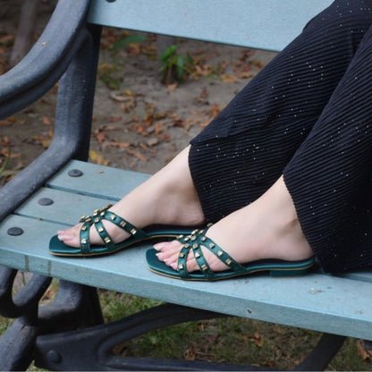 Tiara Slides - Green