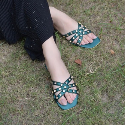 Tiara Slides - Green