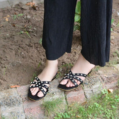 Tiara Slides - Black