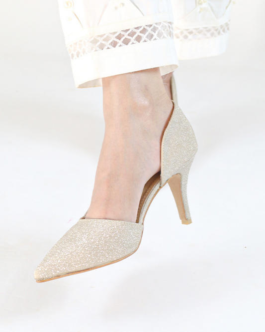 Fiona Pencil Heels - Gold