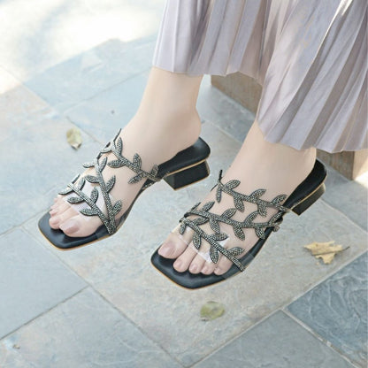 Jemma Slides -  Black