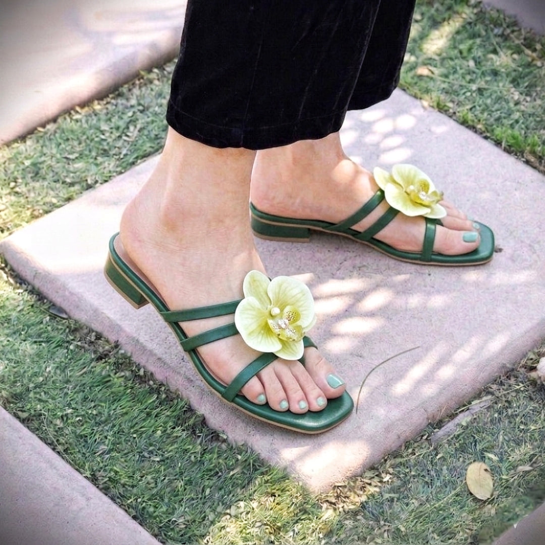 Tulip Slides - Green