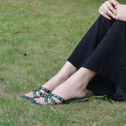 Tiara Slides - Green