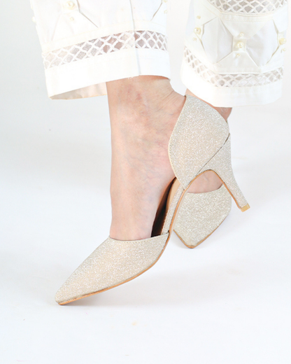 Fiona Pencil Heels - Gold