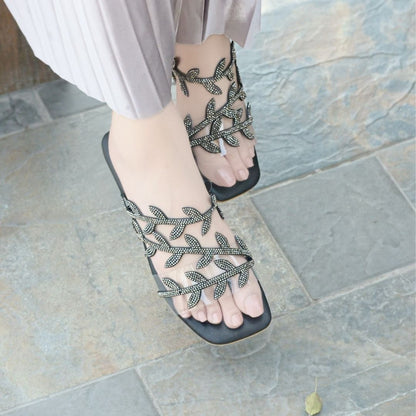 Jemma Slides -  Black