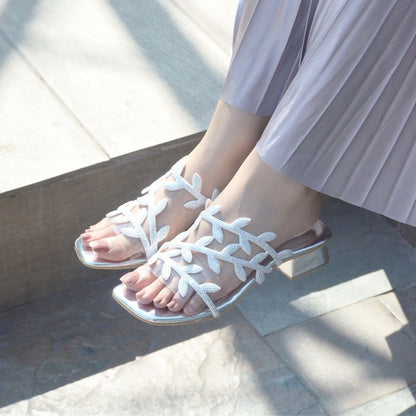 Jemma Slides -  Silver