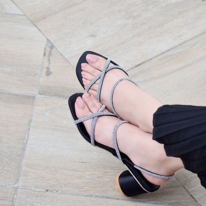 Navalia Block Heels - Black