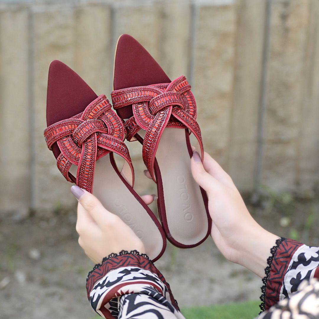 Vaniya Heels - Red