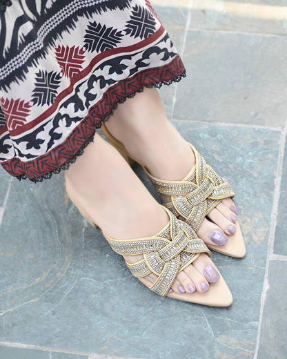 Vaniya Heels - Beige