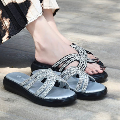 Svetlana Chunky Platforms - Silver