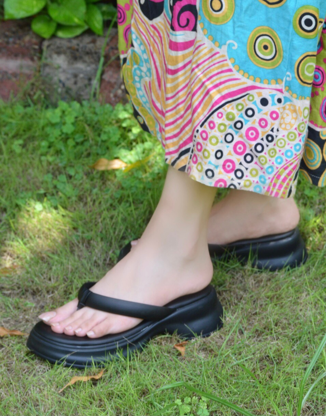 Flipon Chunky Platforms - Black