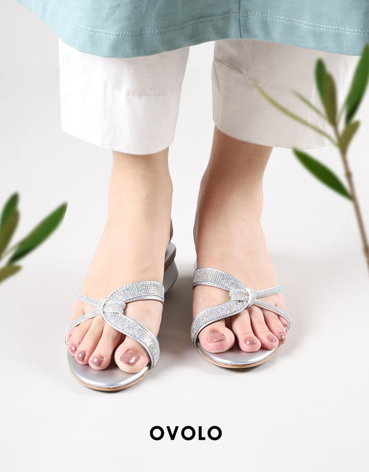 Glam Slides - Silver