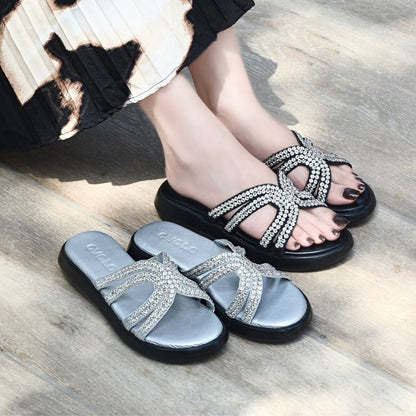 Svetlana Chunky Platforms - Silver