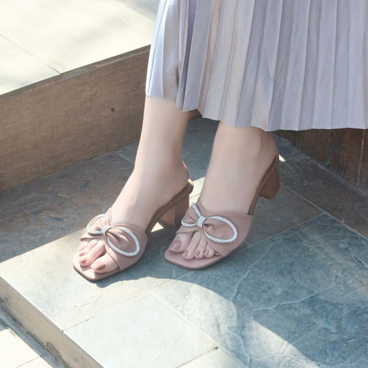 Noa Heels - Peach