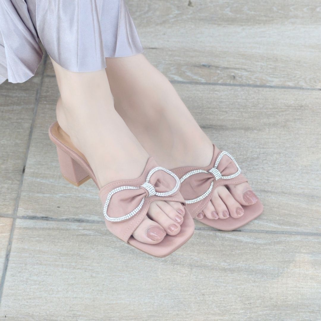 Noa Heels - Peach