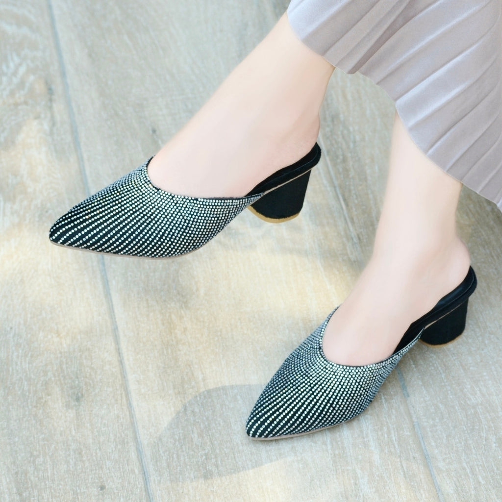 Luster Heels - Black
