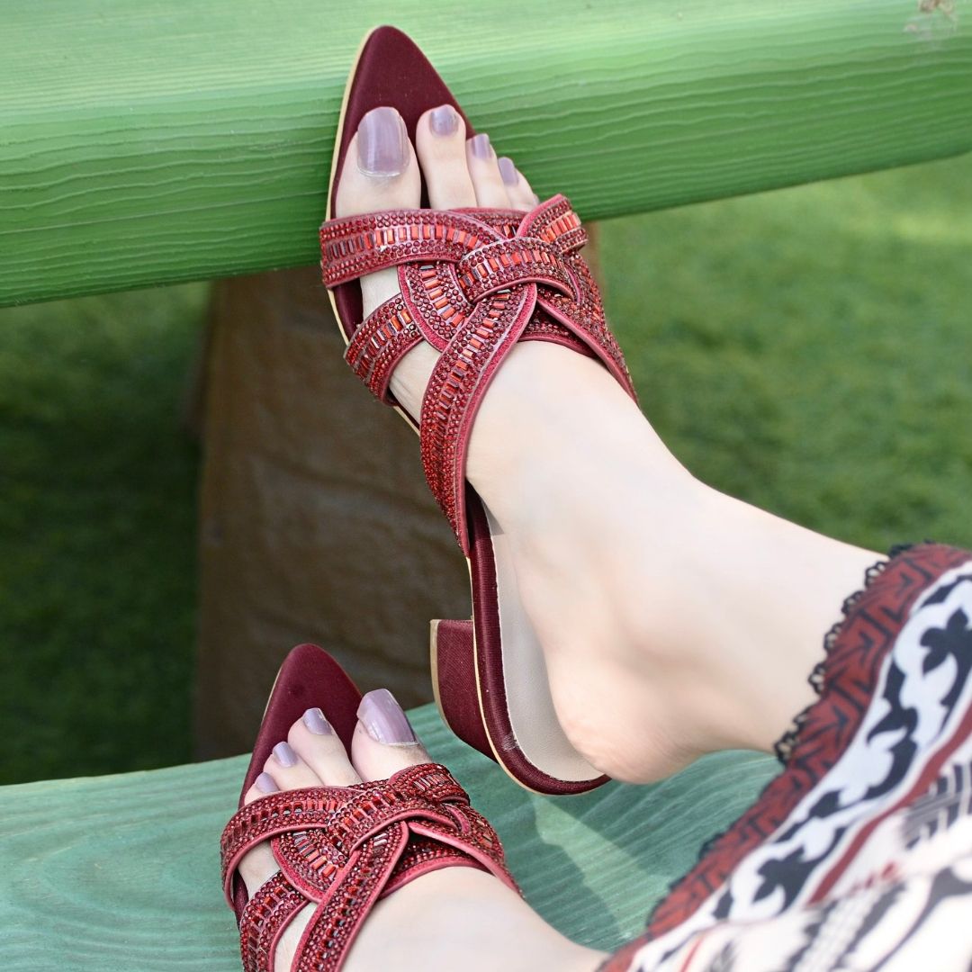 Vaniya Heels - Red