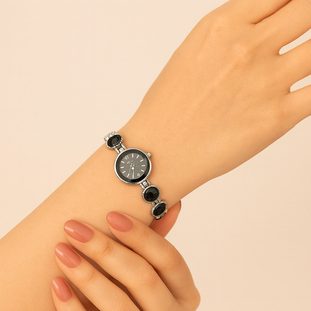 Renata Opal Watch - Black