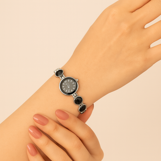 Renata Opal Watch - Black