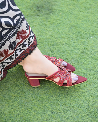 Vaniya Heels - Red