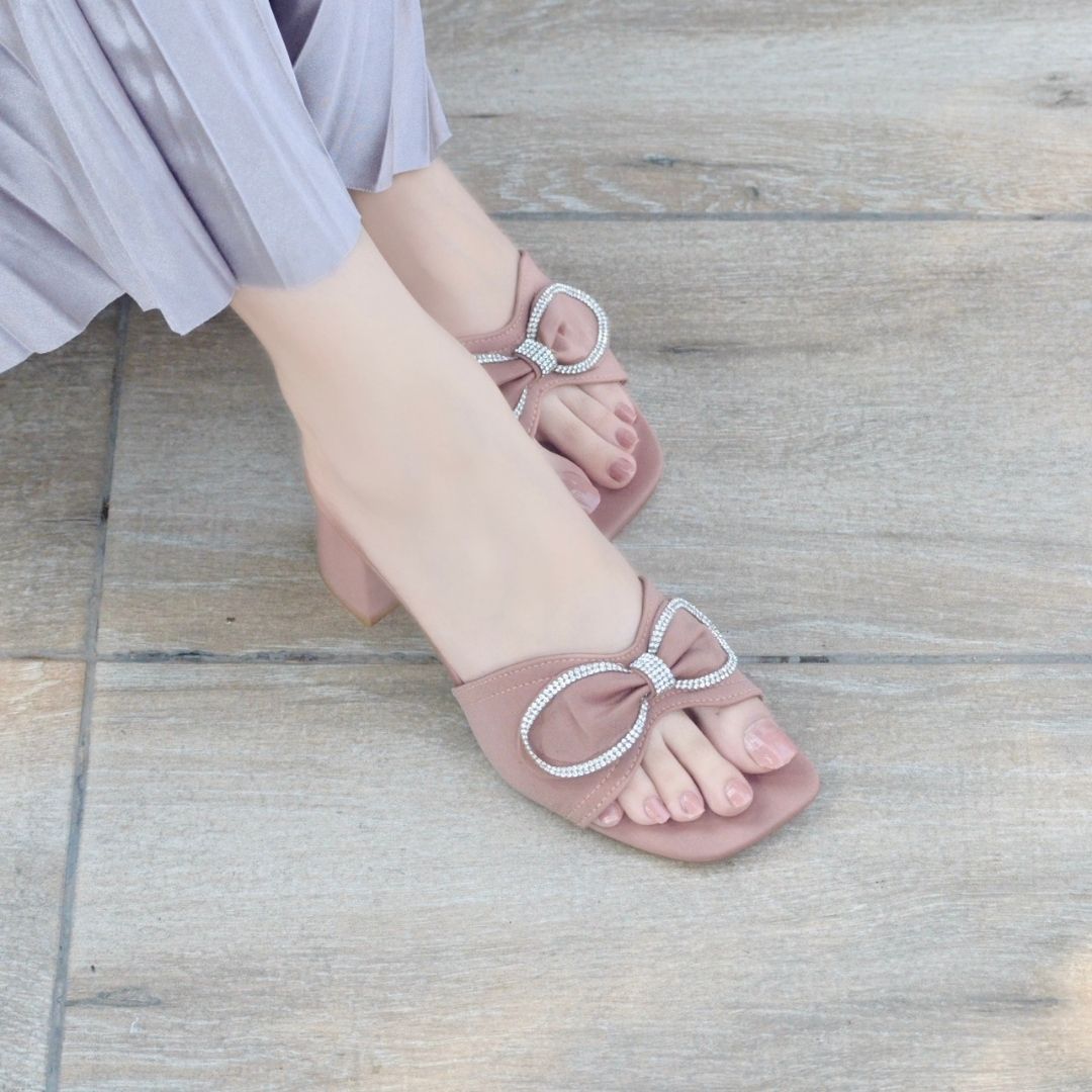 Noa Heels - Peach
