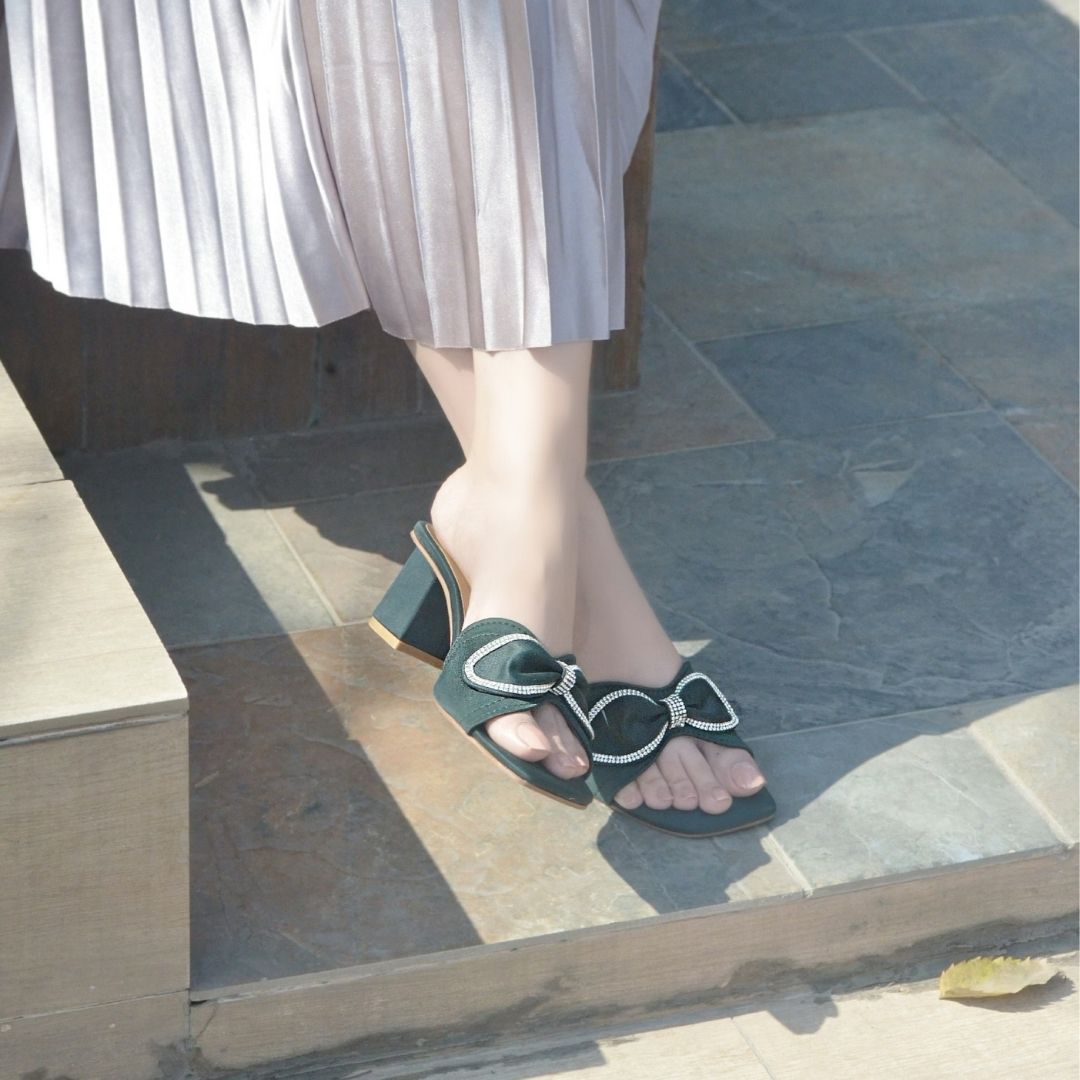 Noa Heels - Green