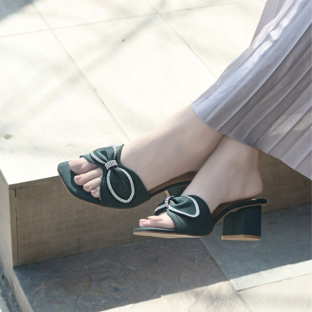 Noa Heels - Green