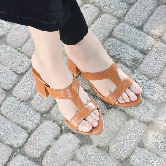Belle Heels - Brown
