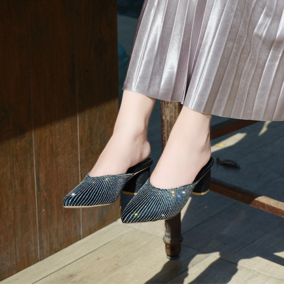 Luster Heels - Black