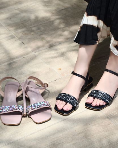 Tisha Sandals -  Black