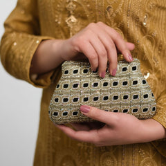 Dazzle Dot Clutch